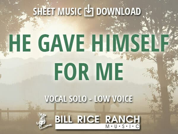 He Gave Himself For Me from Troy Carlson