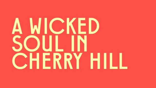 The First Step In Any Revolution from A Wicked Soul In Cherry Hill